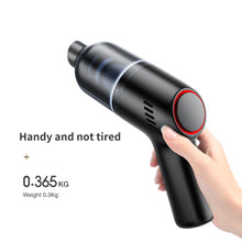 将图片加载到图库查看器，DQRGO Handheld Mini Car Vacuum Cleaner Car Wireless Charging 120W 8000pa Rechargable in-car HEPA Filtration Car Vacuum Also for Home
