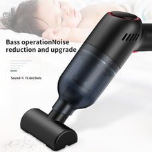 将图片加载到图库查看器，DQRGO Handheld Mini Car Vacuum Cleaner Car Wireless Charging 120W 8000pa Rechargable in-car HEPA Filtration Car Vacuum Also for Home
